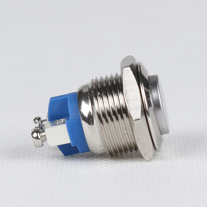 16 мм водонепроницаемый с Высокой Головкой металлический кнопочный