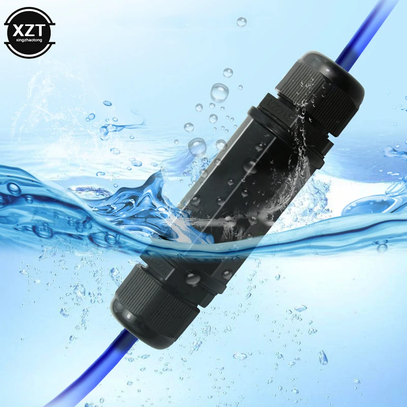 RJ45 водонепроницаемый IP67 Ethernet сетевой кабель коннектор с двойной головкой
