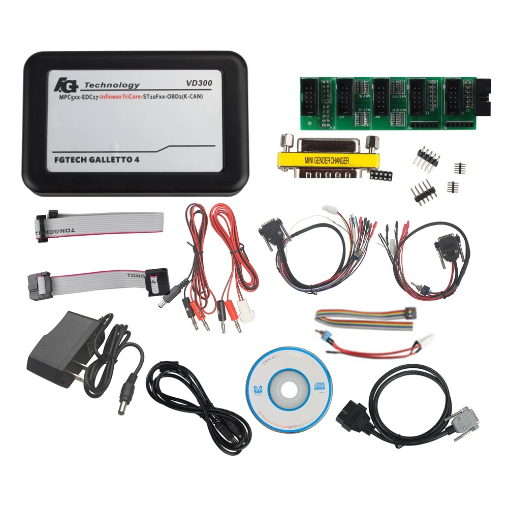 Новое поступление последняя версия VD300 V0386/V0475 V54 FGTech Galletto 4 Master BDM-TriCore-OBD функция VD300 ECU программист