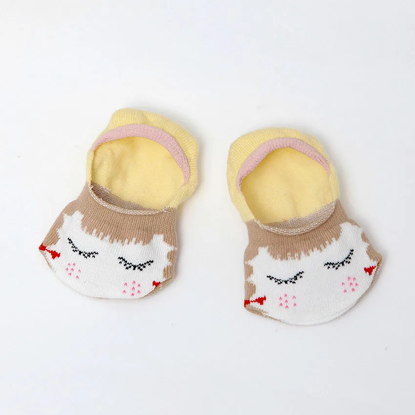 Летние хлопковые носки для новорожденных тапочки Повседневные детские