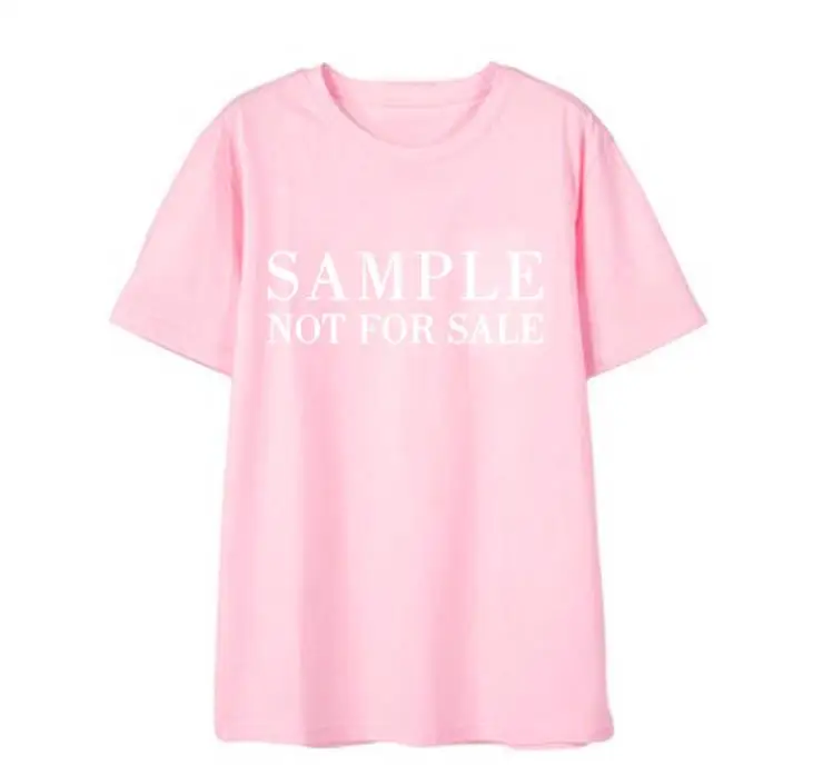 

Summer style unisex sample printing o neck short sleeve t shirt for summer men women loose simple t-shirt lovers top tees