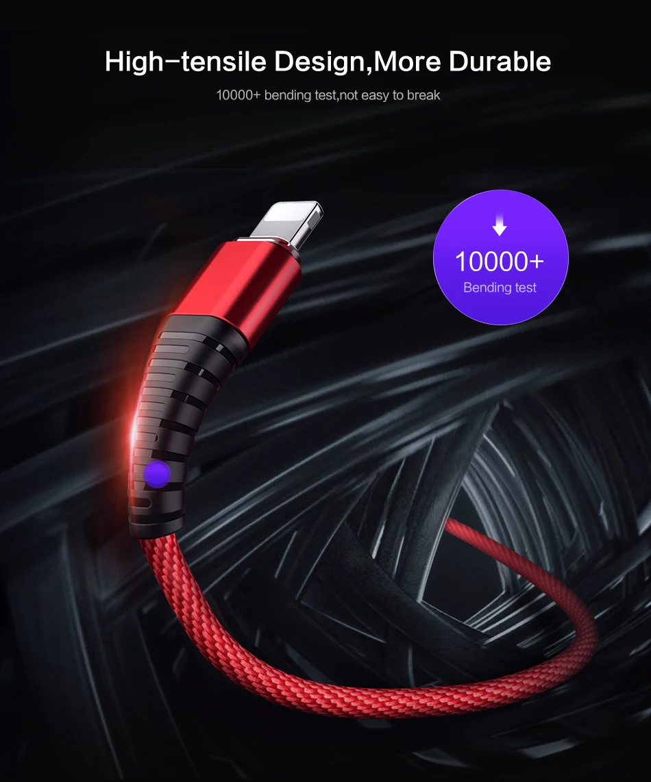 FLOVEME USB кабель для iPhone X 7 8 Plus 2A свет Зарядное устройство Micro Тип usb C кабель для samsung Galaxy S9 s8 note 9 USB C кабель Кабо зарядное устройство usb кабель провод для зарядки кабель micro usb