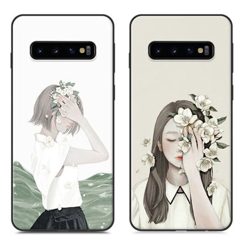 Чехол для Samsung galaxy S10 мягкий силиконовый чехол защитный S 10 задней панели |