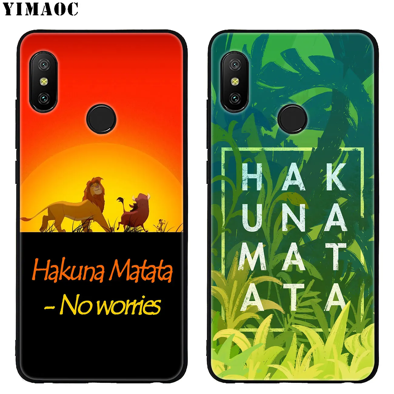 YIMAOC Hakuna Matata Lion King мягкий силиконовый чехол для телефона Xiaomi Redmi K30 K20 Note 8 8T 7 5 6 Pro Mi