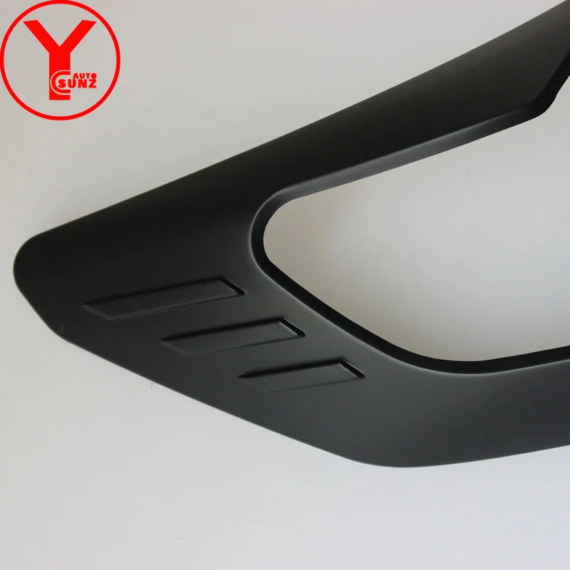 Накладка на головной светильник для Toyota hilux fortuner sw4 2012 2013 Черный ABS Запчасти для стайлинга автомобилей Аксессуары для fortuner 2013 YCSUNZ