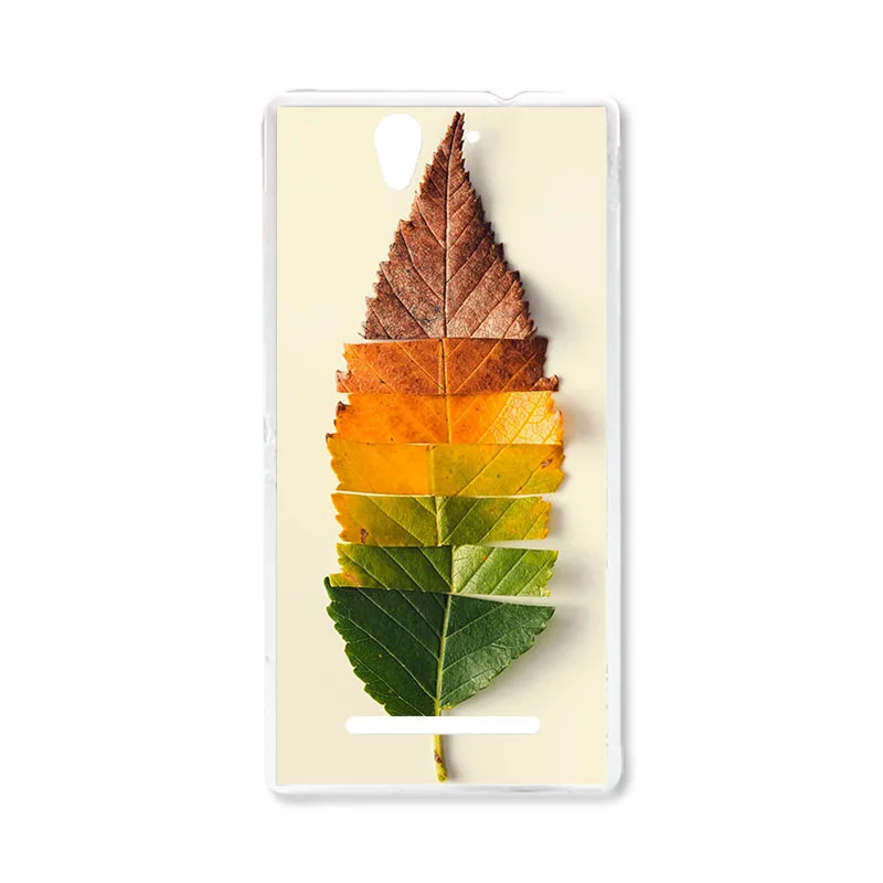 TAOYUNXI Мягкий ТПУ чехол для sony Xperia C3 D2533 чехол s для sony C3 Dual D2502 S55T S55U 5,5 дюймов DIY окрашенный защитный чехол - Цвет: J088