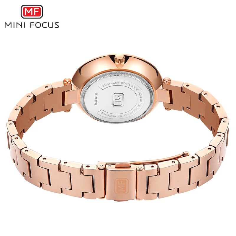 MINIFOCUS женские часы брендовые Роскошные 2021 модные водонепроницаемые розовые