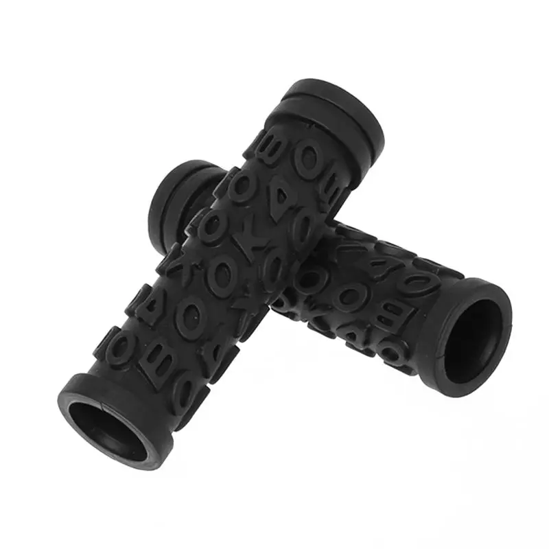 Bicycle Grips Black Letters Non Slip MTB Bike Road 22.2mm Handlebar Anti Comfortable Sweat Protection Cover Grip 10166 | Спорт и