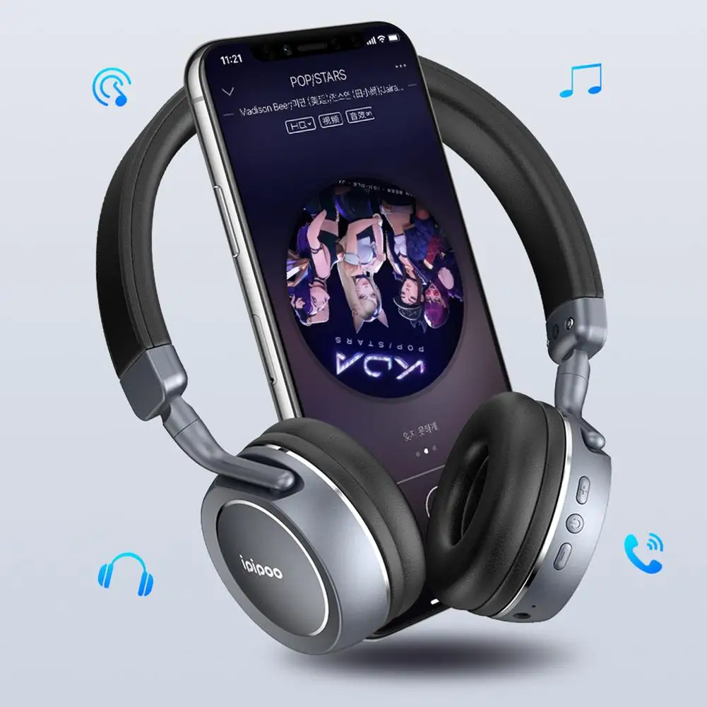 Беспроводная гарнитура Ipipoo Bluetooth 4 2 наушники игровая стереогарнитура|Наушники и