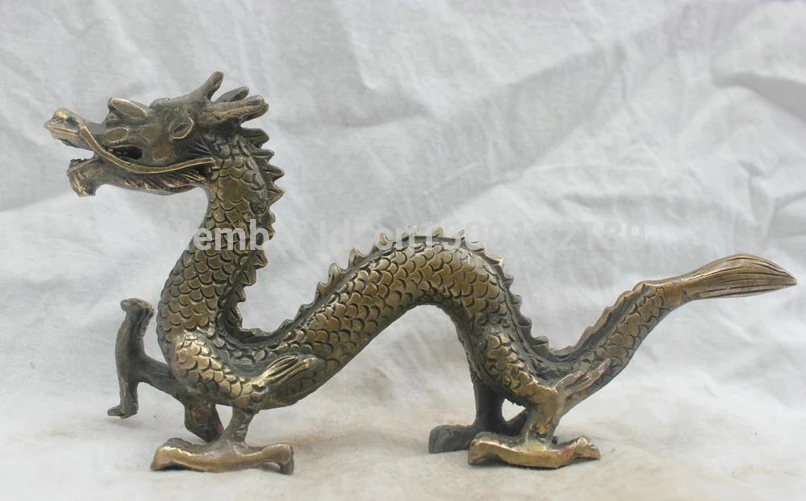 

Дракон, животные, скульптура, украшения, медная Китайская народная культура, ручная работа, старый дракон, скульптура