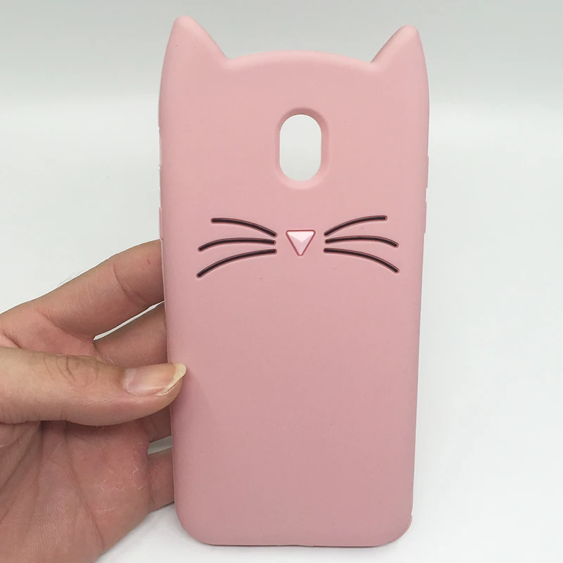 Силиконовый чехол для Samsung Galaxy S6 S7 S8 S9 S10 Plus с милыми животными бородой котом