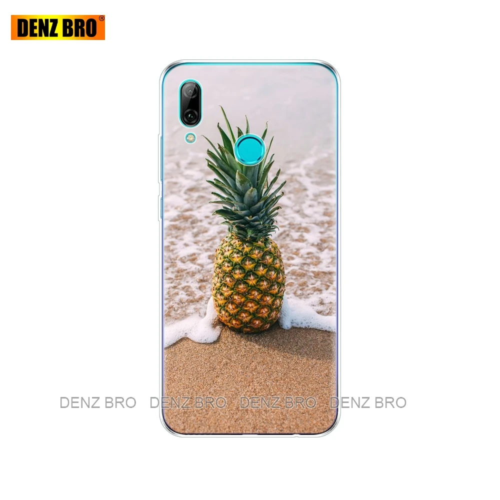 Чехол для Huawei P Smart 2019 силиконовая Мягкая задняя крышка из ТПУ чехол телефона