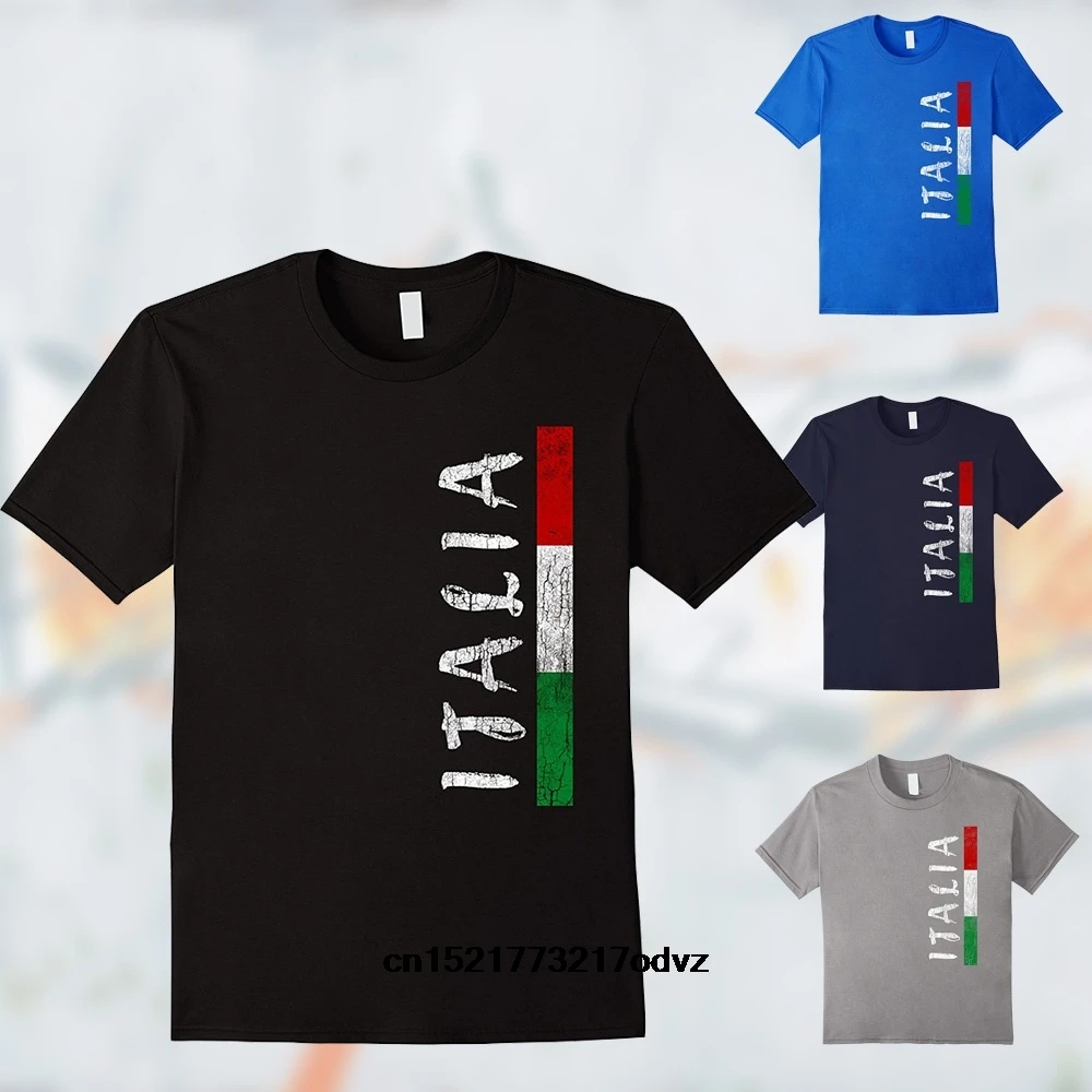 Возьмите Для мужчин футболка Новая мода гордость Italia я итальянский люблю Италию