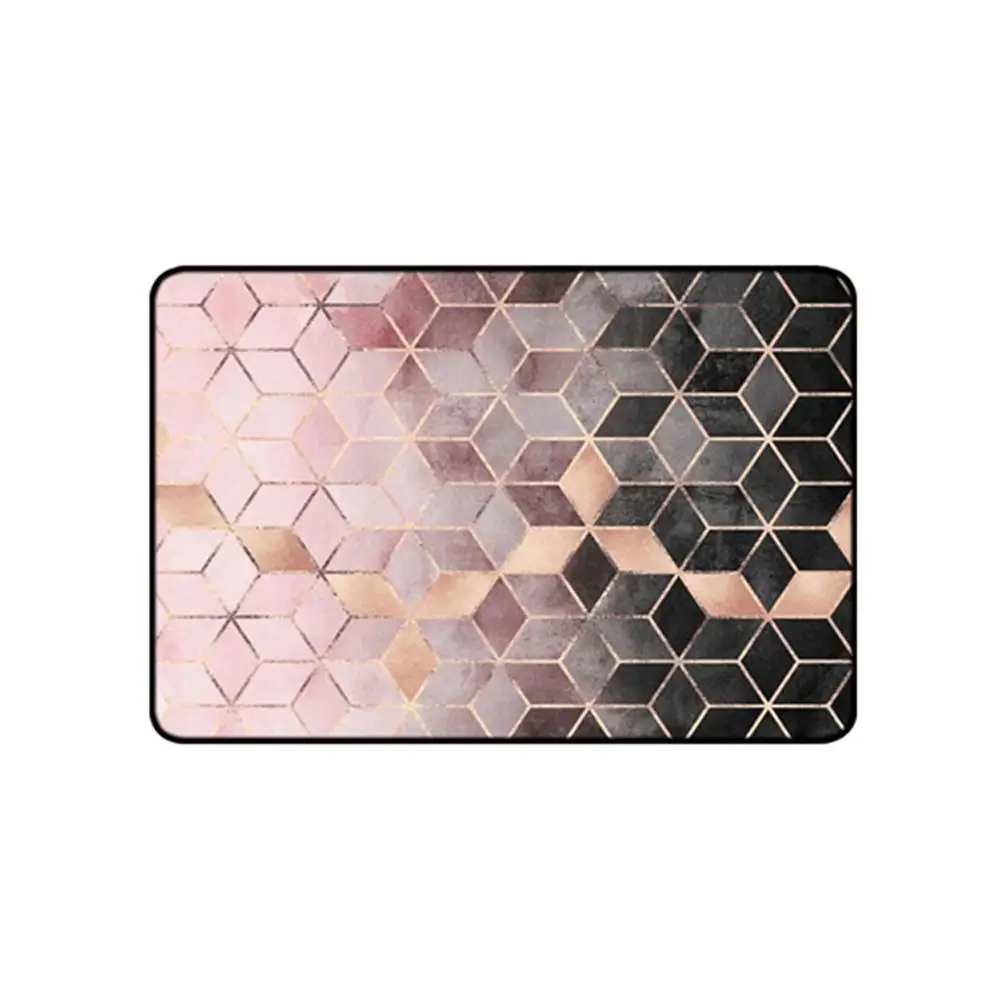 Ванная комната противоскользящее одеяло геометрический металл черный Золотой