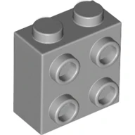 * Кирпич 1x2x1 2/3 Вт. 4 ручки Y2207 50 шт. детали для блока сделай сам No.22885 совместимы с