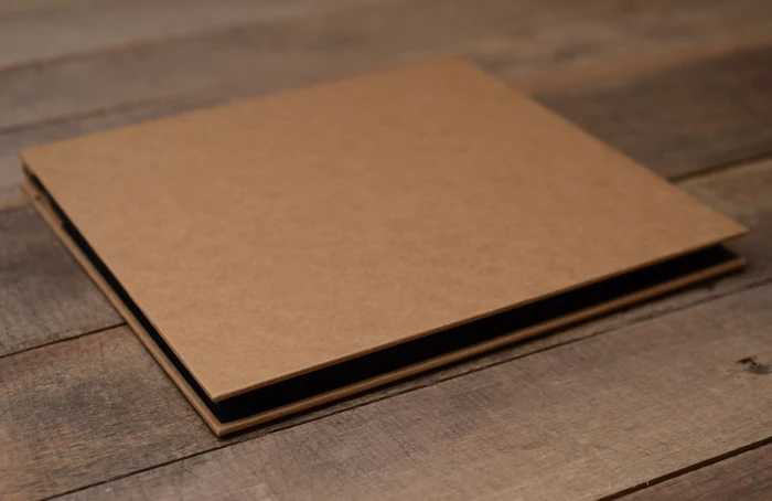 12 дюймов пустая Обложка Ретро Крафт-Бумага альбома самоклеющаяся защитная