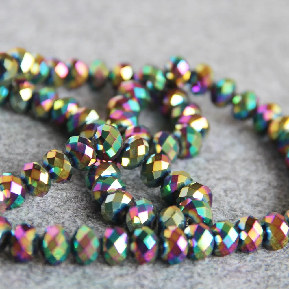 50 шт. граненые бусины для ожерелья 8 х10 мм|beads stone|diy jewelry makingloose beads |