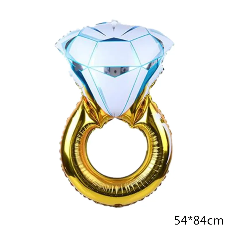 1 шт. декор для свадьбы и Помолвки Фольга шар I Do АЛМАЗНОЕ КОЛЬЦО Форма Воздушные