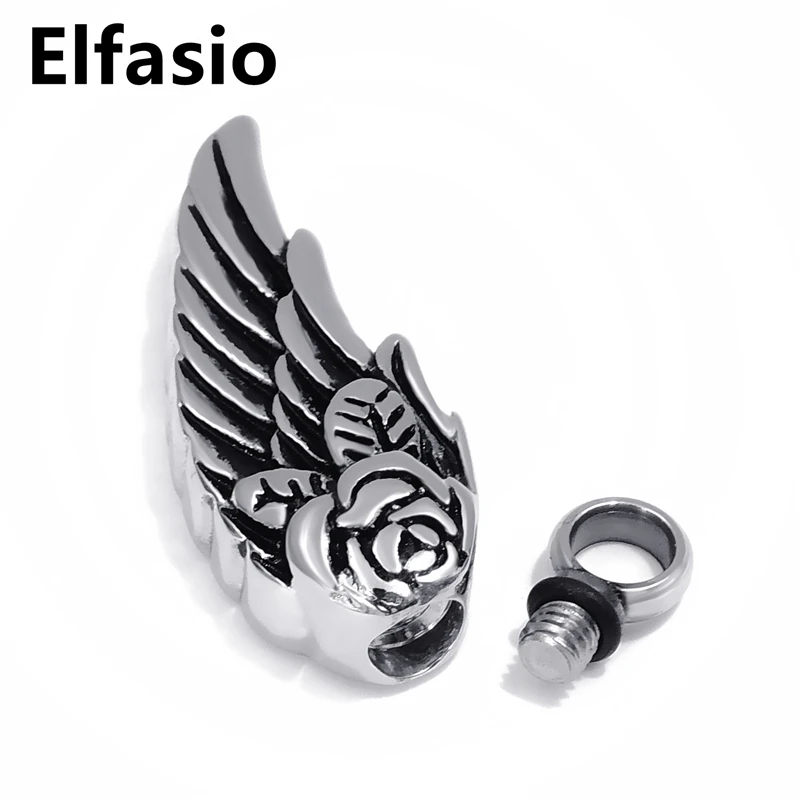 Женская подвеска из нержавеющей стали в виде крыла ангела|urn jewelry|memorial urnmemorial cremation