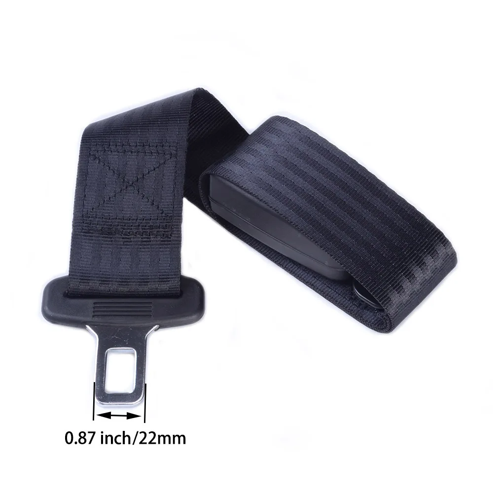 Автомобильный удлинитель ремня безопасности SPEEDWOW черный ремень для