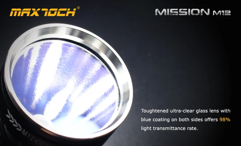 MAXTOCH Mission M12 XHP70.2, обновленный светодиодный фонарик 4000лм, потрясающий, с высокой выходной мощностью и 26650 длительным временем работы, супермощный фонарик