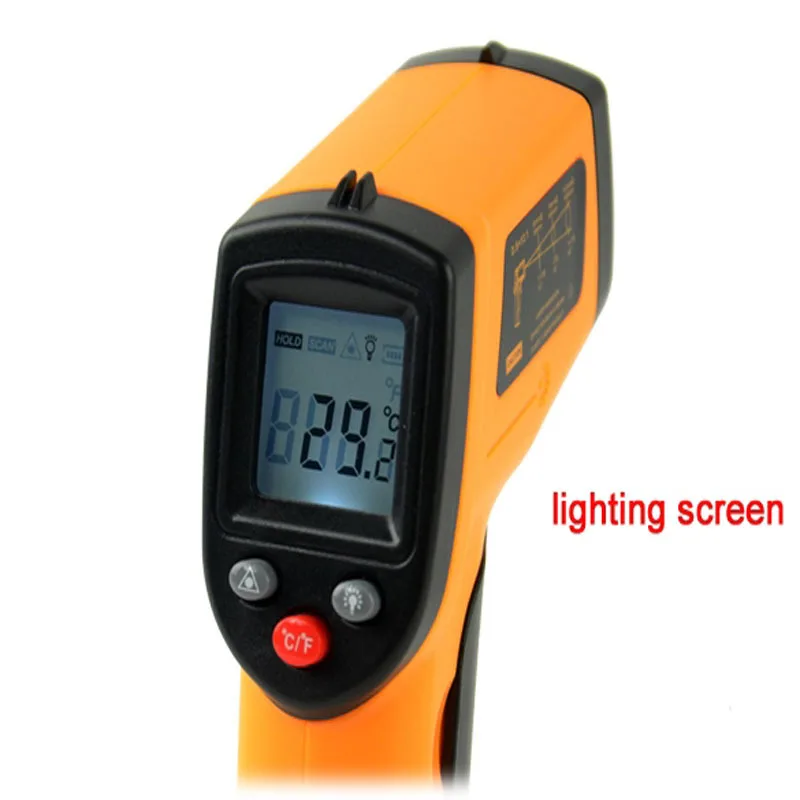 Новый Инфракрасный Термометр Мути фикцию ЖК Бесконтактный ИК Лазерная Ttermometro