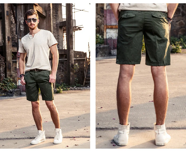 Рубашки домашние Для мужчин Cargo Short Для мужчин s летние хлопковые красивые брендовые шорты по колено большой Размеры Для мужчин Стиль короткие Homme Marque 127