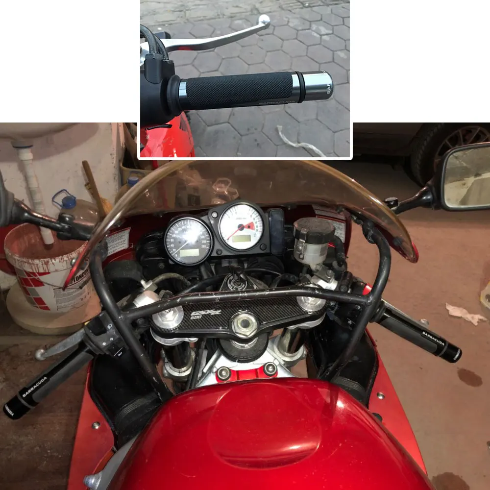 Рукоятки на руль мотоцикла 22 мм гоночного мотора для bajaj донар 400 ducati monster 1200 suzuki gsx s750 kawasaki kx250f