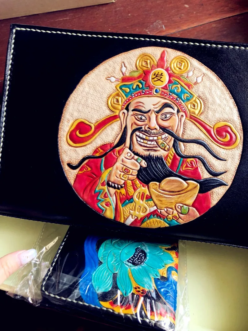 

Special Handmade Bags Women Vegetable Tanned Leather Casyal Totes Witty Smoking Cigars Mammon Bag Hand-carved Handbags Gifts
