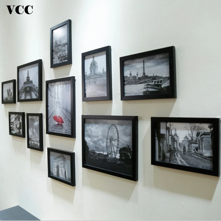 11 шт. классические фоторамки для настенных подвесных фоторамок 5 7 дюймов Свадебные парные Рекомендуемые фоторамки