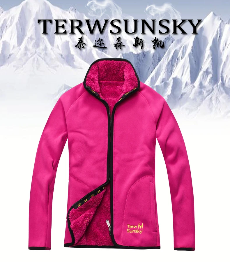 Для внешнего использования двойная сторона размера плюс Женское пальто Теплая