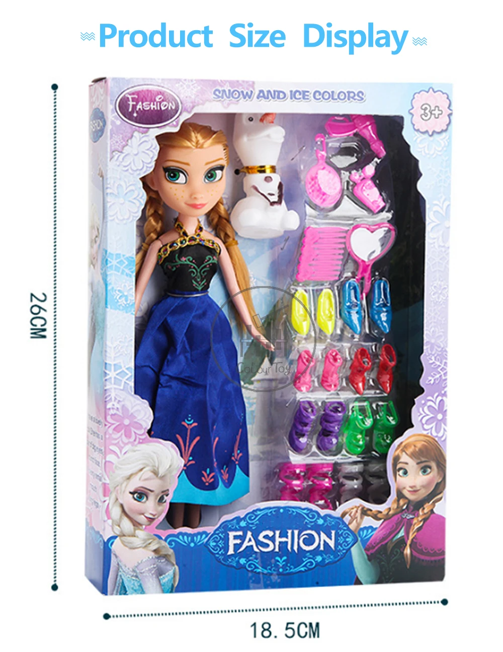 Disney оригинальное издание Анна Эльза девочка детские игрушки, куклы принцесса снег аксессуары для королевы новые мягкие плюшевые куклы Рождественский подарок