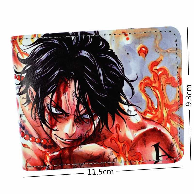 Новое поступление цельный кошелек Ace /Luffy карман для монет короткий