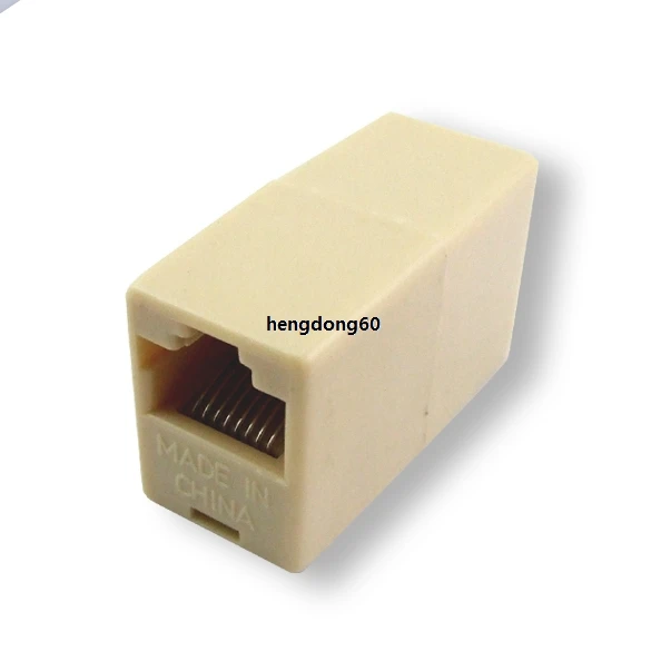 BE0D New Fashion Best CAT5 RJ45 Hot Network Cable Extender Plug Coupler Joiner |