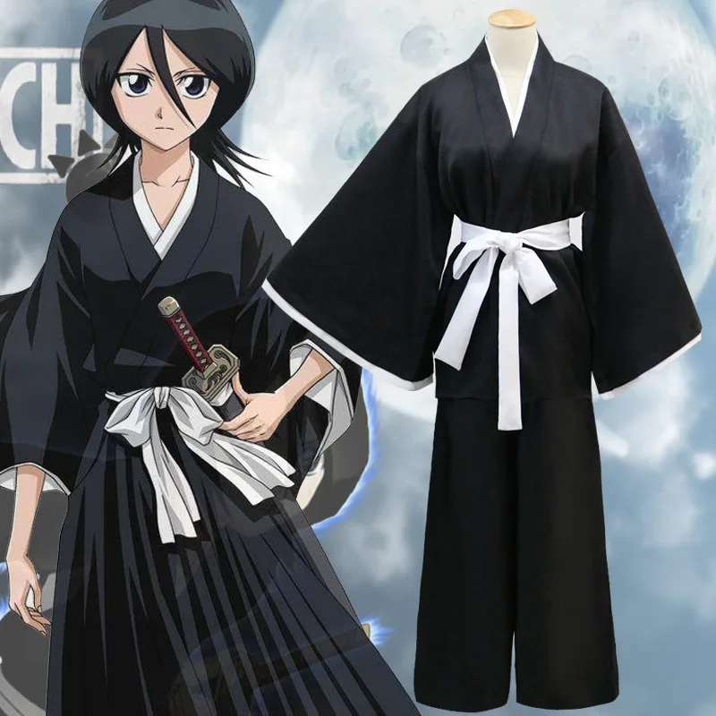 Аниме BLEACH Kuchiki Rukia Косплей Костюм|Костюмы аниме| |