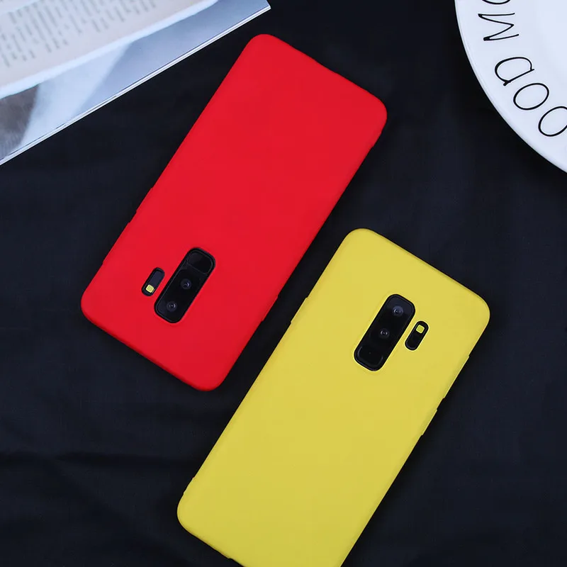 Candy Color Case for Samsung Galaxy A7 2018 S8 S9 S10 Plus Lite A3 A5 J3 J5 J7 2017 A6 A8 s7 edge Soft Silicon |