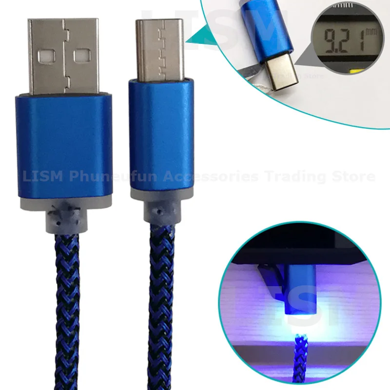 9 мм Длинный соединитель type-C кабель USB-C кабель 1 м для Blackview P10000 BV9500 BV9000 BV7000 Pro для Oukitel K5000 Pro K6 K10