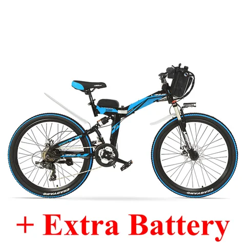 K660 24/26 дюймов мощный цилиндрическая литий-ионный аккумулятор, 400 Вт Мотор 48В 12Ач/18Ah Батарея, полная остановка, складной электрический велосипед, дисковый тормоз.