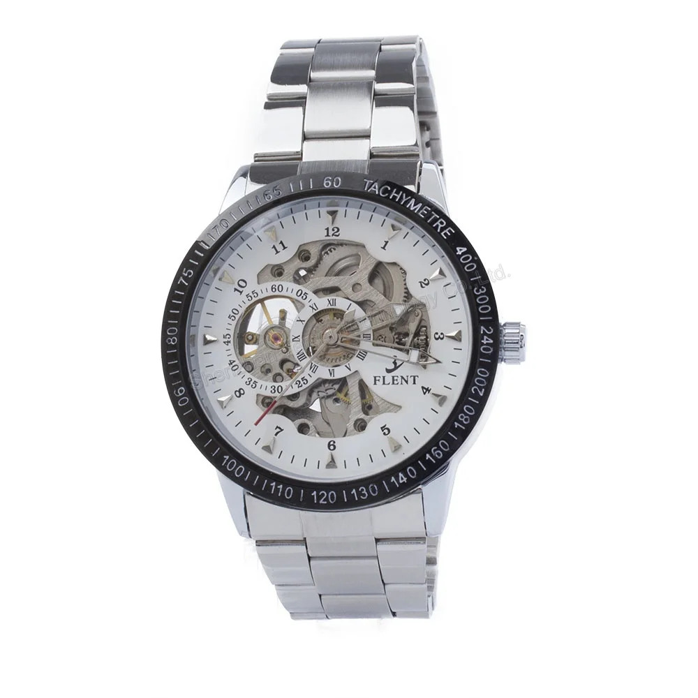 Мужские часы скелетоны водонепроницаемые автоматические с автоподзаводом Japan