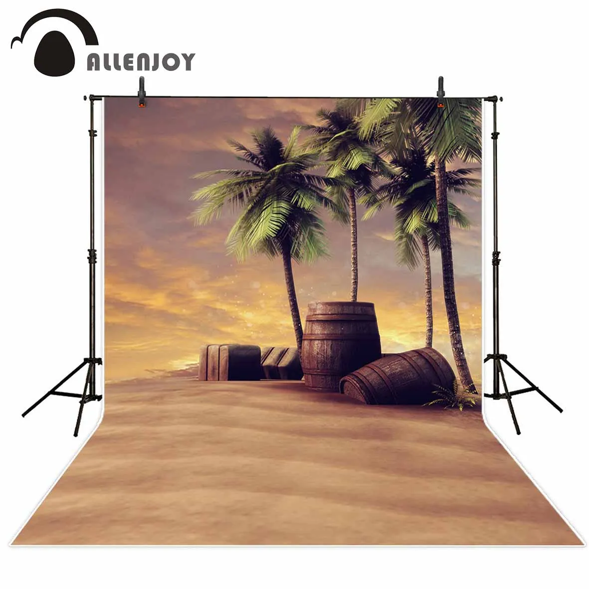 

Фон для фотосъемки Allenjoy, кокосовые деревья, Винтажный Классический остров, деревянный ствол, Новые поступления, фотографика