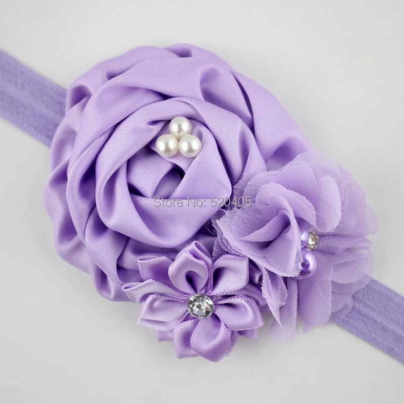 Розничная продажа 1 шт. детская комбинированная повязка на голову для девочек