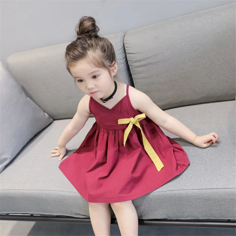 Girls dress2019 summer princess dress Cute baby girl clothes little girls sleeveless dresses fashion | Детская одежда и обувь