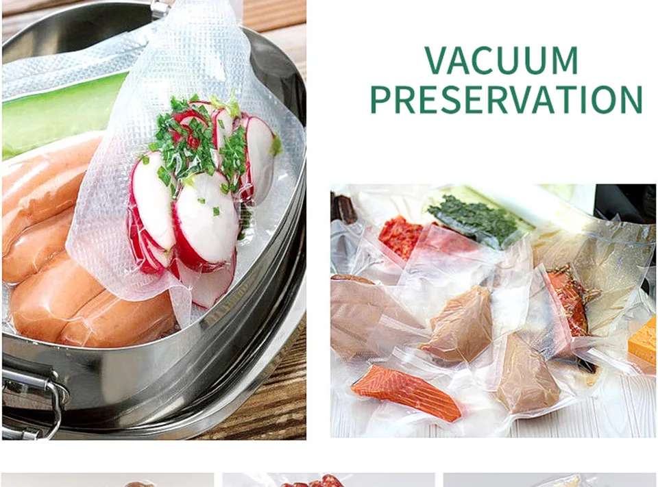 YTK, 1 рулон, 15 см* 500 см, кухонные вакуумные пакеты для хранения пищевых продуктов, пакеты для вакуумного упаковщика, для длительного хранения свежих продуктов