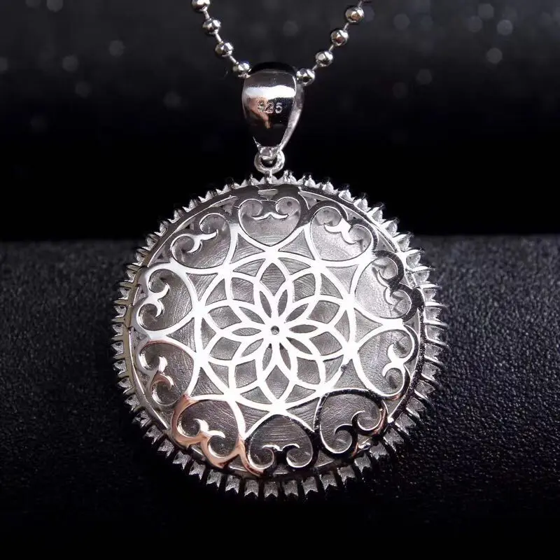 Натуральный Бразилия высокое фиолетовые халцедон Агат Пряжка Подвеска|gift