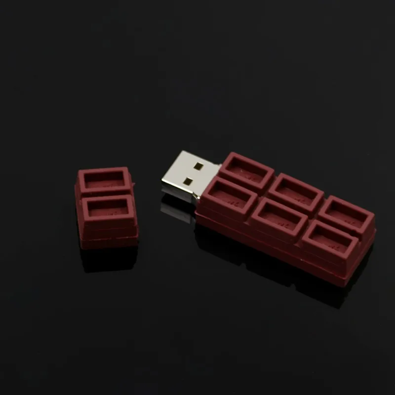 Шоколадный USB флеш-накопитель, флеш-накопитель, 16 ГБ, 64 ГБ, 32 ГБ, 4 ГБ, 8 ГБ, милый флеш-накопитель, флеш-накопитель, карта памяти, модный подарок