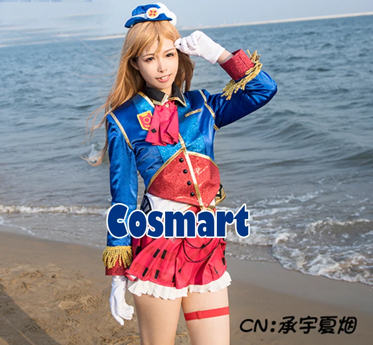 

[Customize]Anime LoveLive!Sunshine!Kunikida Hanamaru Happy Party Train Aqours Awakening Uniform Cosplay Costume Halloween Suit F