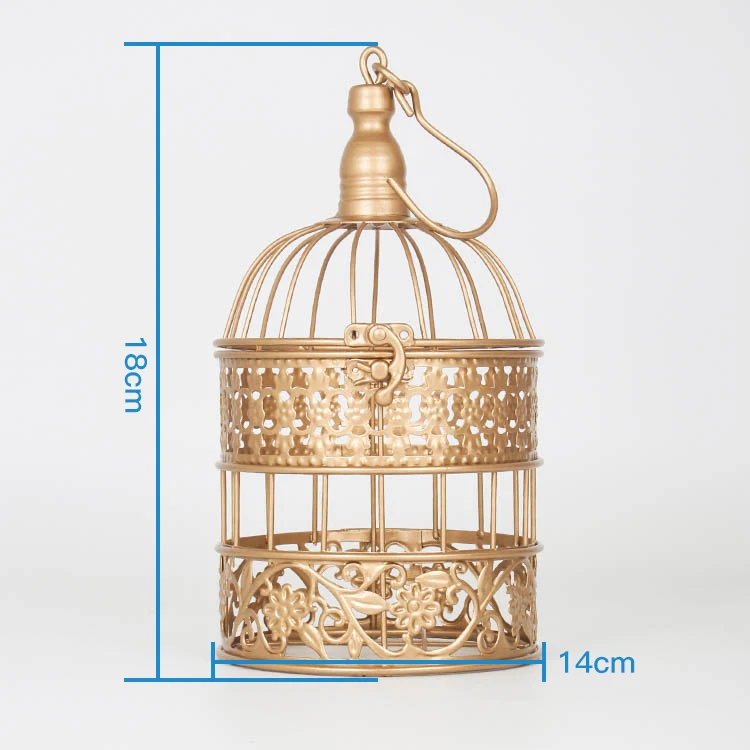 small bird cage Тобс золотая металлическая, для подставки для пирожных Для свадебной вечеринки кекс accessior десерт конфеты барная стойка вечерние украшения - Цвет: small bird cage