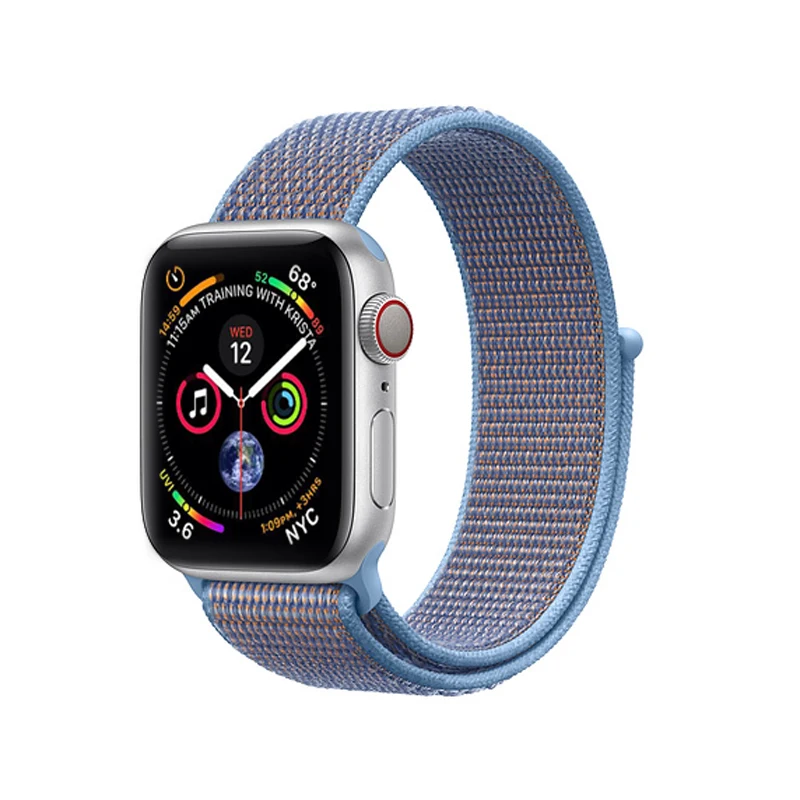 42 мм 38 для Apple watch группу Корреа 4 44 40 спортивные петли ремешки нейлоновый ремешок