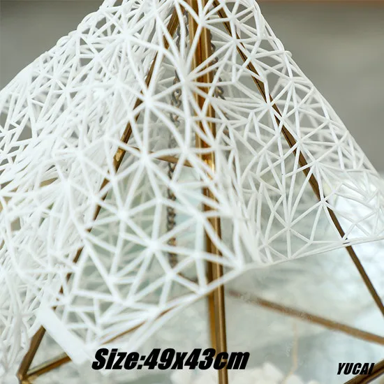 White 49X43cm 49x43 см трехмерная композитная космическая перспектива креативная сетчатая ткань выдолбленная Текстура DIY - Цвет: White 49X43cm
