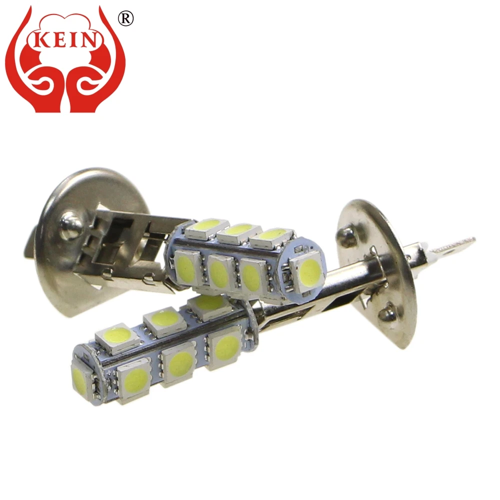KEIN 6 шт. H1 светодиодные лампы Автомобильные противотуманные фары 13smd 5050 DRL дневные